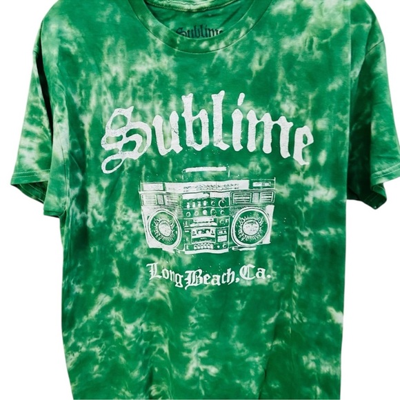 Sublime Green Tie-Dye T-Shirt - Picture 2 of 4